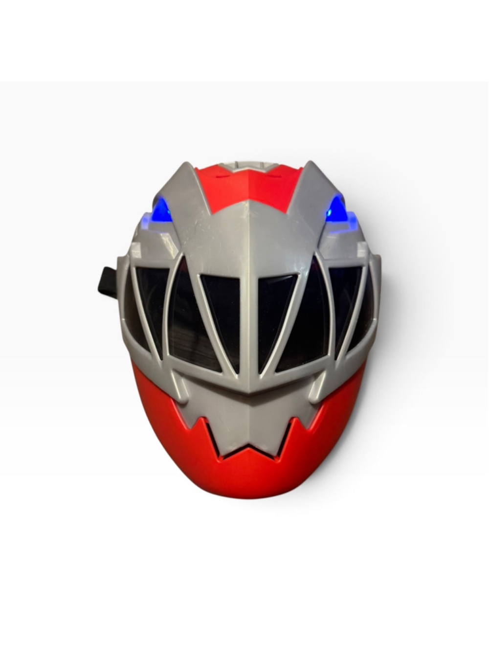 Power Rangers Dino Fury Red Ranger Electronic Mask w/ Lights Tested Hasbro T-Rex